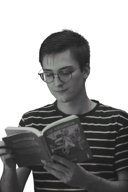 Pessoa lendo um livro